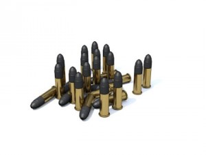 low poly 22 lr rounds 3D Model