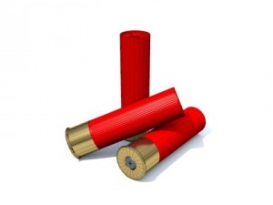 low poly 12 gauge shells 3D Model