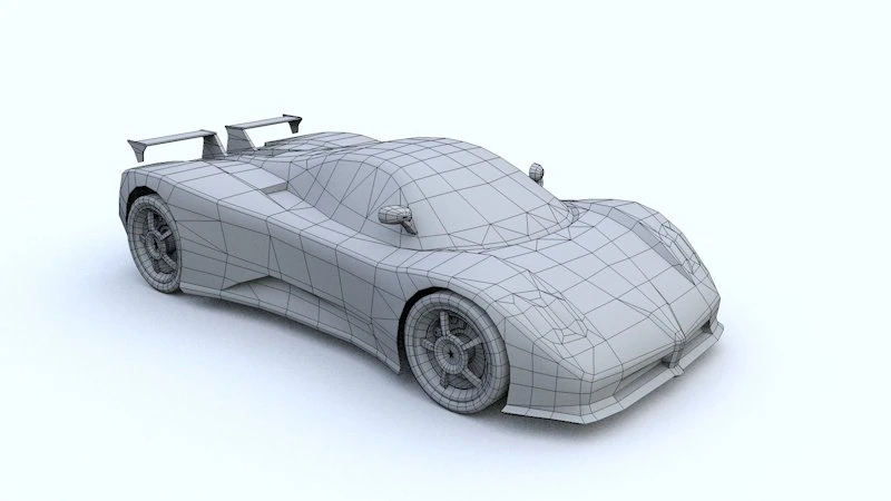 lambo zonda 3D Model .c4d .max .obj .3ds .fbx .stl .blend 