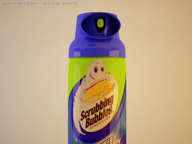 거품을 닦고 3D 모델 .c4d .max .obj .3ds .fbx .stl .blend 