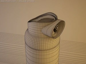 거품을 닦고 3D 모델