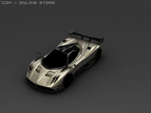 pagani zonda muy detallado Modelo 3D