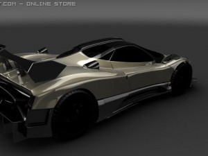 pagani zondahighly detailed 3D Model