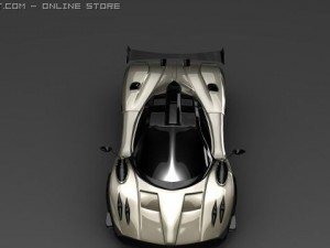 pagani zondahighly detailed 3D Model