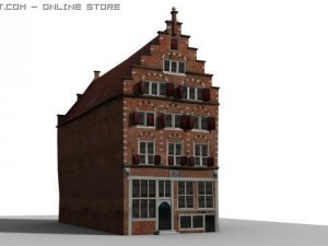 medieval house Modèle 3D