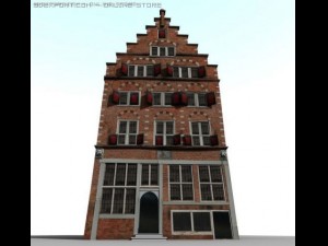 medieval house Modello 3D