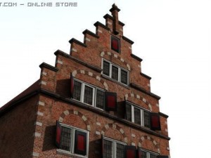 medieval house Modello 3D