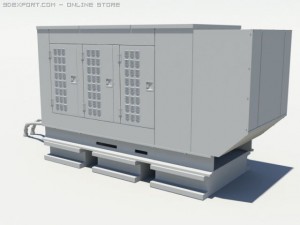 electric generator 3D Model