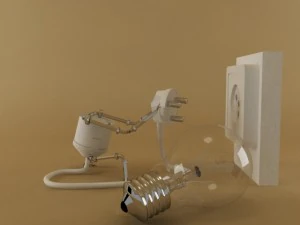 light in trubles 3D Model