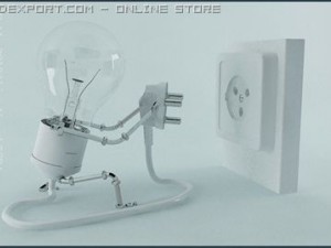 light in trubles Modèle 3D