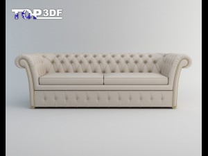 classical sofa Model 3D