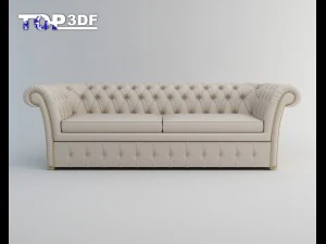 klasyczna sofa Model 3D