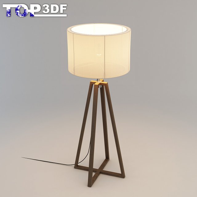 floor lamp Modello 3D .c4d .max .obj .3ds .fbx .stl .blend 