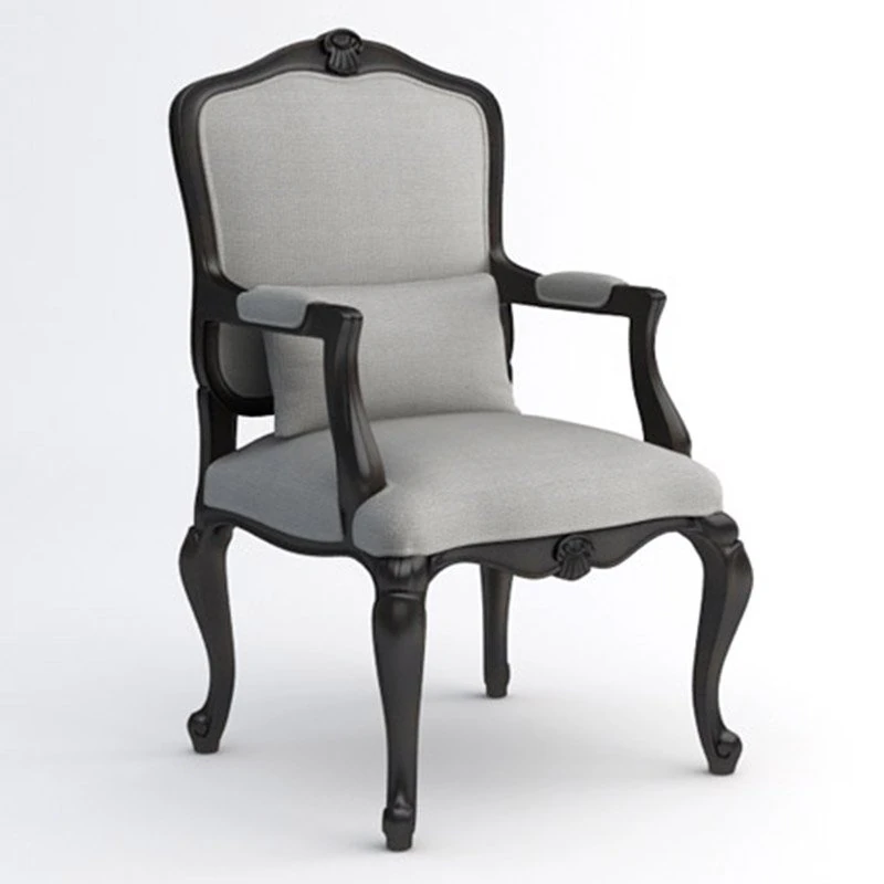 louis xv armchair 3D Model .c4d .max .obj .3ds .fbx .stl .blend