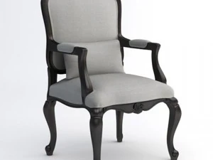 fotel Ludwika XV Model 3D