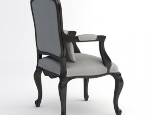 louis xv armchair 3D Модель