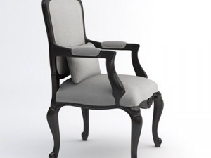 louis xv armchair 3D Модель