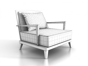 free armchair 3D Model