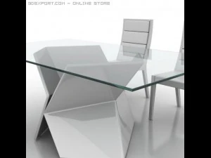 dinning chair and table 3D Model