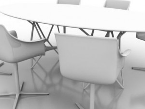dinning chair and table 3D 모델