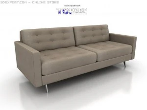 penthouse designer sofa 3D Model