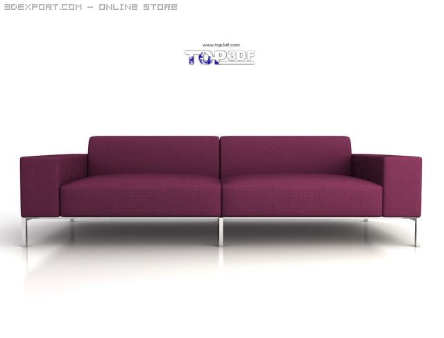 sofa 3D Model .c4d .max .obj .3ds .fbx .stl .blend 