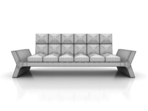 dix sofa Modèle 3D
