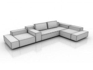 grow sofa 3D 모델