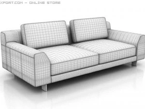 calligaris newport sofa 3D Model