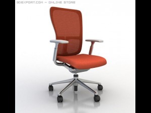 haworth zody chair Modèle 3D