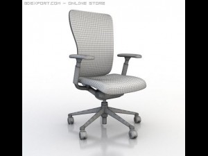 haworth zody chair Modèle 3D