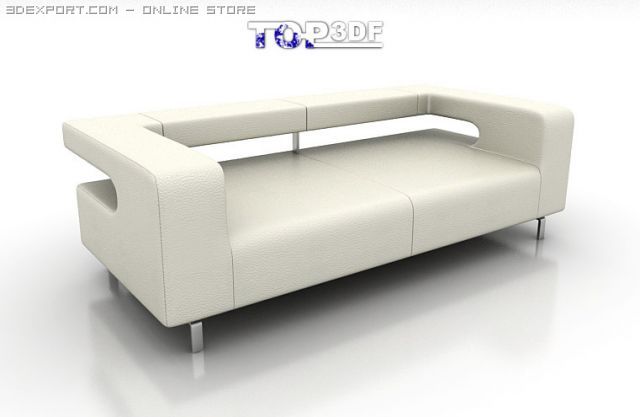 air sofa 3D मॉडल .c4d .max .obj .3ds .fbx .stl .blend 