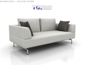 martini sofa Model 3D