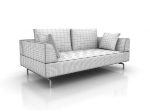 martini sofa Modelo 3D