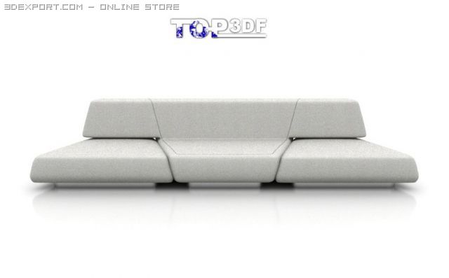 cliff sofa 3D Model .c4d .max .obj .3ds .fbx .stl .blend 