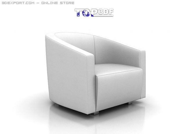 calia scarlett armchair 3Dモデル .c4d .max .obj .3ds .fbx .stl .blend 