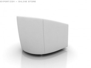 calia scarlett armchair 3Dモデル
