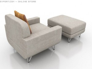 rado armchair 3D Model