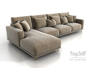 corner sofa 3Dモデル