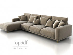 corner sofa 3D Model