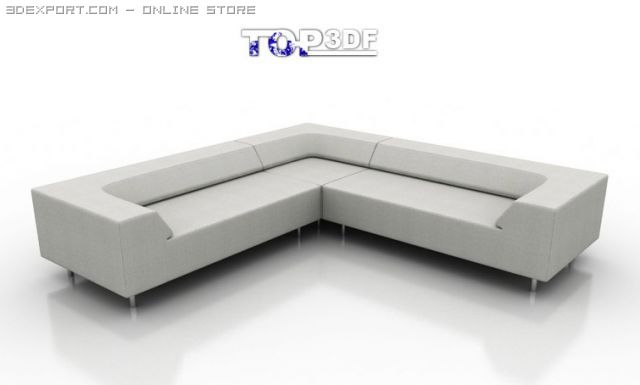 easy block sofa 3Dモデル .c4d .max .obj .3ds .fbx .stl .blend 