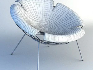 bean armchair 3D Model
