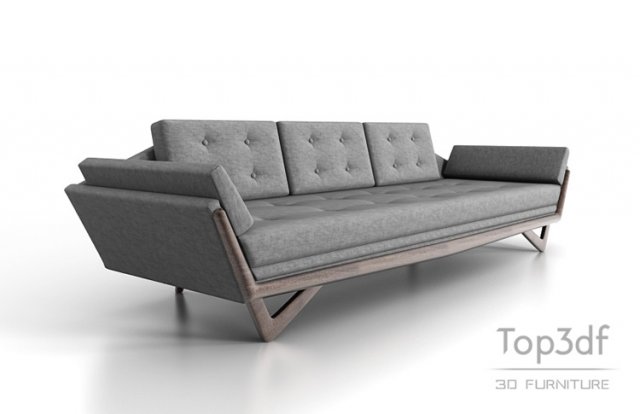 craft associates sofa 3Dモデル .c4d .max .obj .3ds .fbx .stl .blend 