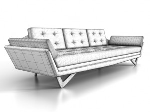 craft associates sofa 3Dモデル