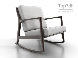 fotel bujany Model 3D