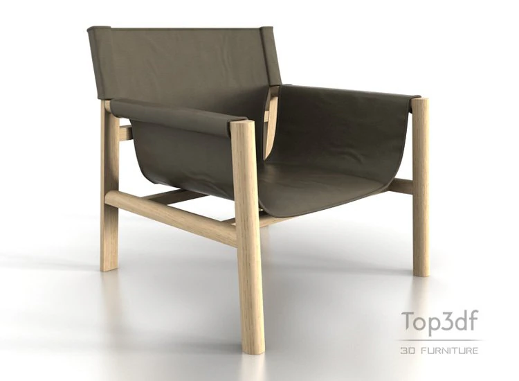 fotel Pabla Model 3D .c4d .max .obj .3ds .fbx .stl .blend 