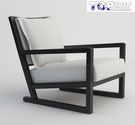 clio smpr armchair 3D Model .c4d .max .obj .3ds .fbx .stl .blend 