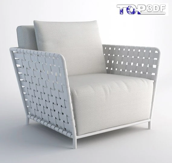 inout 801fw armchair 3D Model .c4d .max .obj .3ds .fbx .stl .blend 