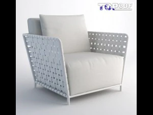 fotel inout 801fw Model 3D