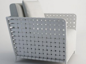 inout 801fw armchair 3D 模型